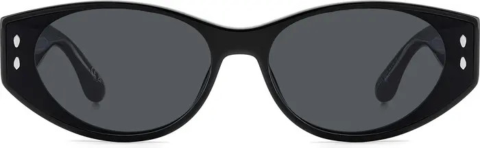 64mm Oversize Oval Sunglasses | Nordstrom