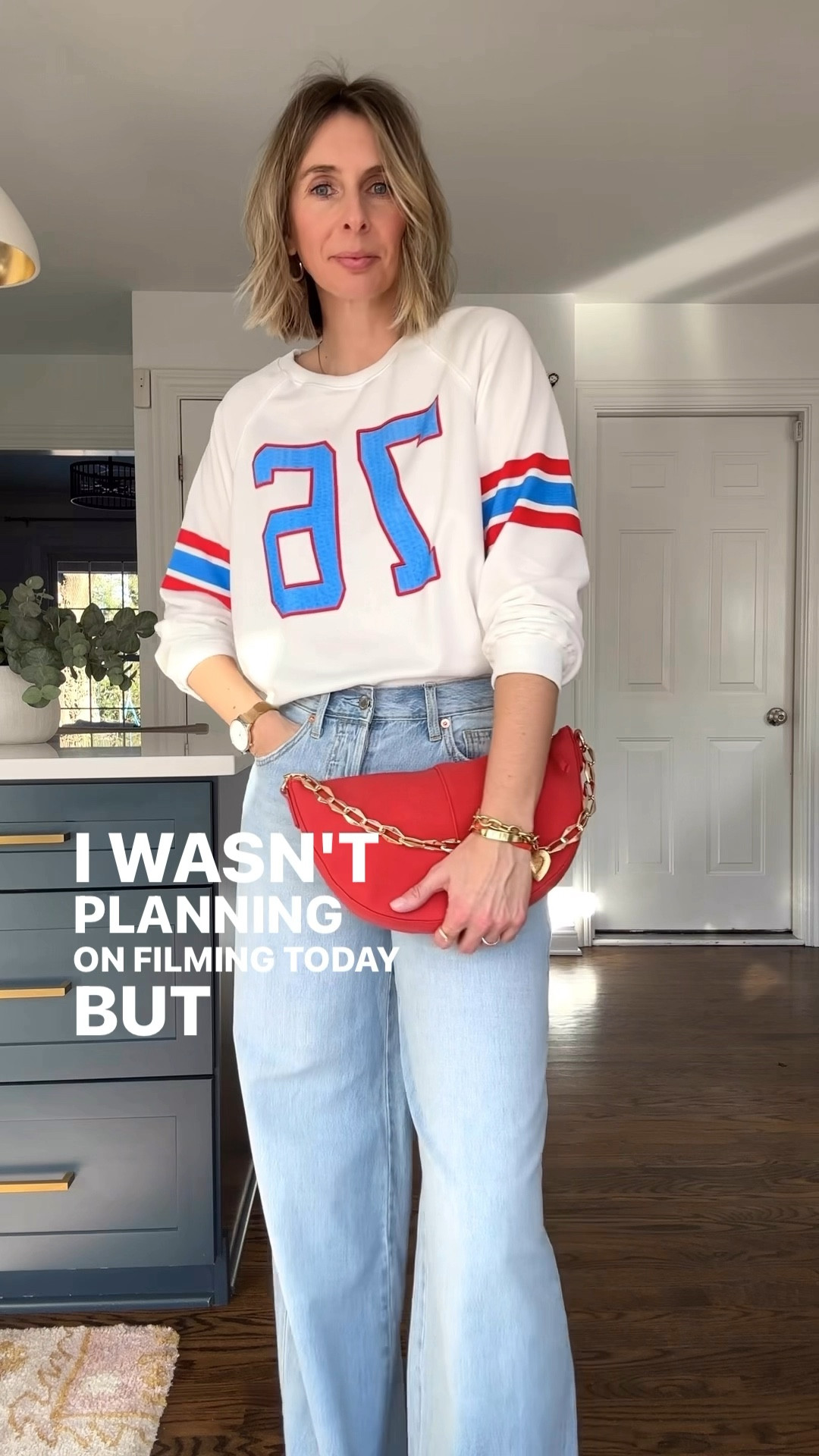 i think this jersey makes me an all american girl now!! check out all the other colors too…soooo good! size UP. i’m in the large. 

jeans are not online yet, stay tuned. i’ll post as soon as they are! 💫

two things! one… don’t panic when you see the delivery date. it’s very conservative. mine arrived in waaay sooner! two…don’t panic when you see a shipping fee. it’s still less than $25 total. and for this jersey…i’ll take it! 💫


#effortlessstyle #styleover40 #amazonfashion #ltkover40 #oversizedshirt 

effortless style + daily outfit inspo for over 40s. are you trying to rediscover your style, i got you. want to elevate your everyday looks, i got you. want easy, effortless style, i got you! come follow me @houseofmagpye 🫶

Oversized Jersey, Graphic Tee Tops, Graphic Long Sleeve Shirts, Style over 40, Effortless Style, Amazon Style

#LTKFindsUnder50 #LTKWatchNow #LTKOver40