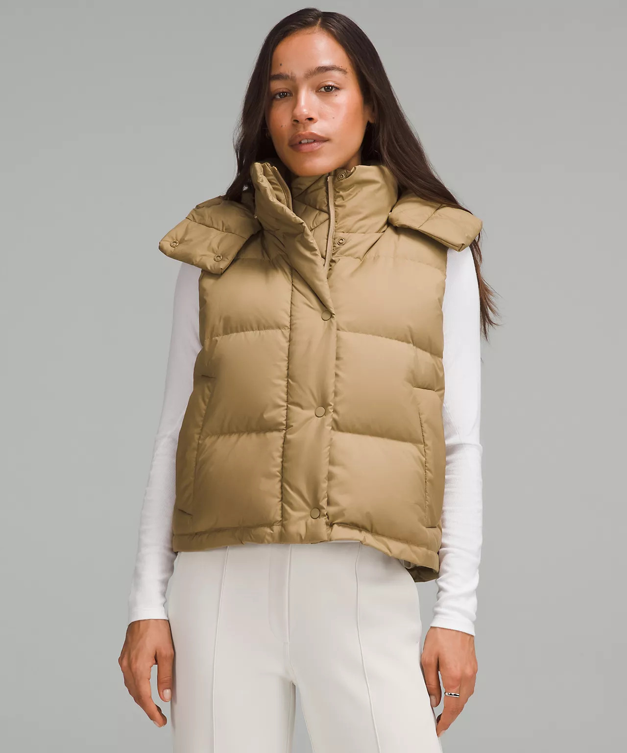 Wunder Puff 600-Down-Fill Cropped Vest | Women's Coats & Jackets | lululemon | Lululemon (US)