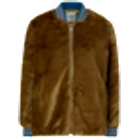 Jacka Fake Fur Bomber Jacket | Ellos SE