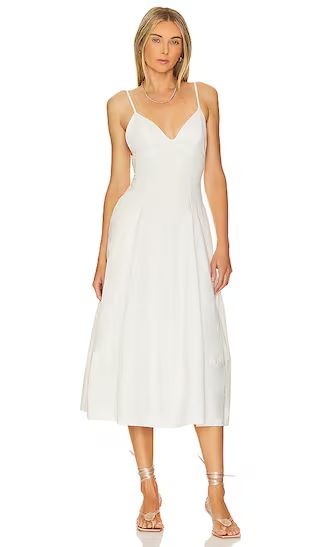 Finer Things Midi Dress in Ivory | Revolve Clothing (Global)