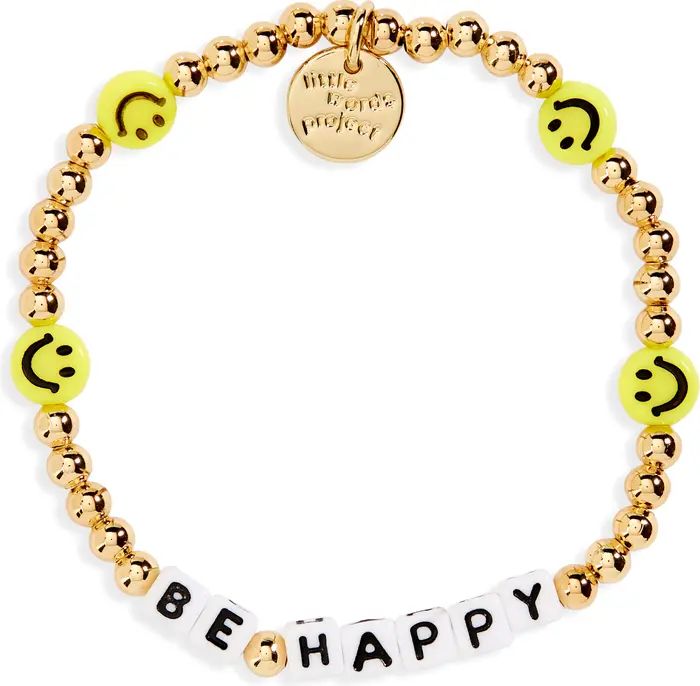 Little Words Project Be Happy Beaded Stretch Bracelet | Nordstrom | Nordstrom