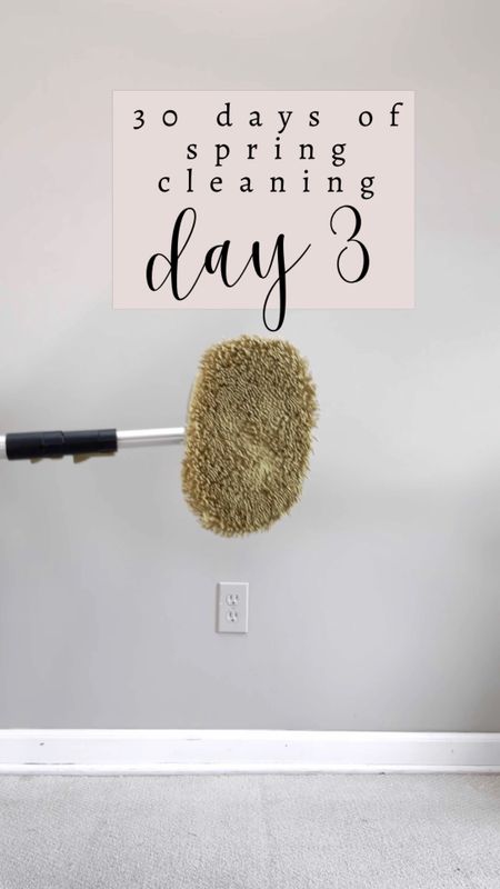 30 days of spring cleaning – day 3: wipe down the walls for dust industry. This telescoping pole with wall dusting attachment makes it so easy!

#LTKSeasonal #LTKhome #LTKfindsunder50