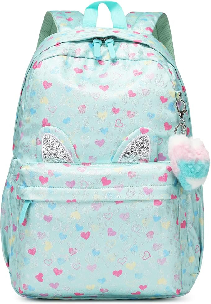 SUN EIGHT Backpack for Girls, Kids Elementary Bookbag, Waterproof Large Space School Backpacks fo... | Amazon (US)