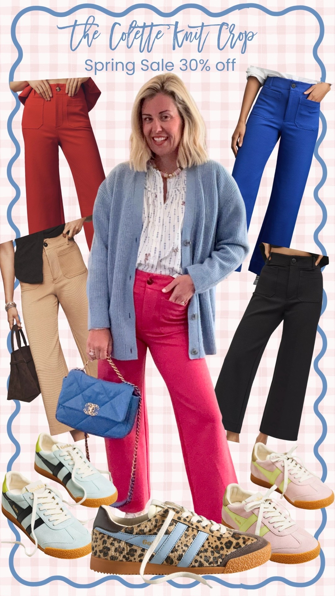 The Collette Magic Fabric Crop pants are 30% off and y’all know how much I love them! Also, select Gola’s are 30% off too! 
Pants - 26P
Shoes - 8 necklace in a different color

#LTKdayinmylife #LTKSaleAlert #LTKOver40