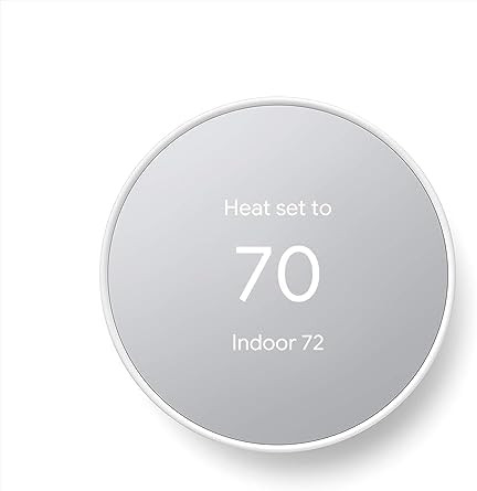 Google Nest Thermostat - Smart Thermostat for Home - Programmable Wifi Thermostat - Snow | Amazon (US)