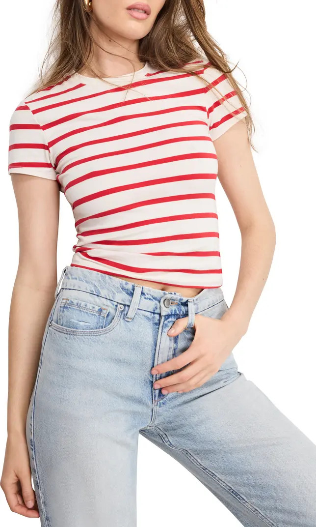 Good American Super Stretch Cotton Blend T-Shirt | Nordstrom | Nordstrom