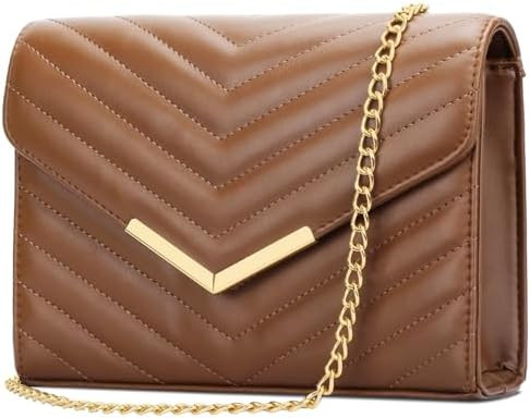 KKXIU Women Formal Vegan Leather Evening Envelope Clutch Purses and Handbags for Party Wedding Pr... | Amazon (US)