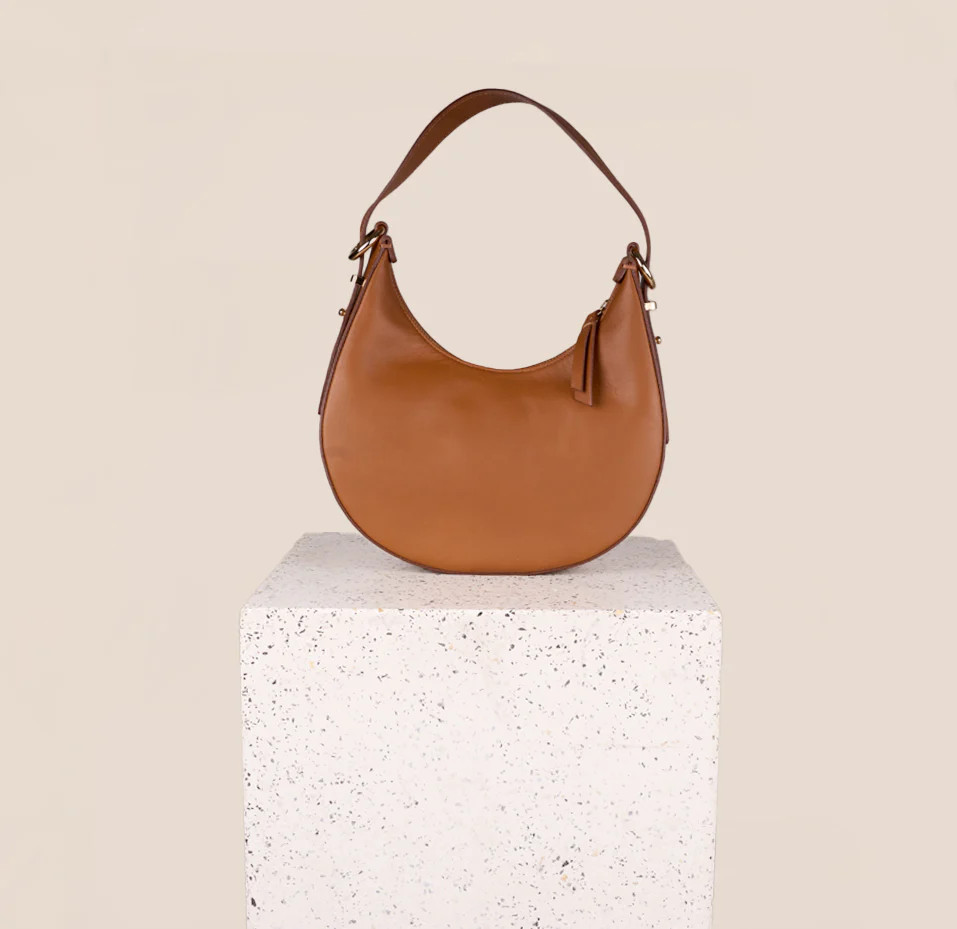 Luna Everyday Bag - Caramel | A.Soliani