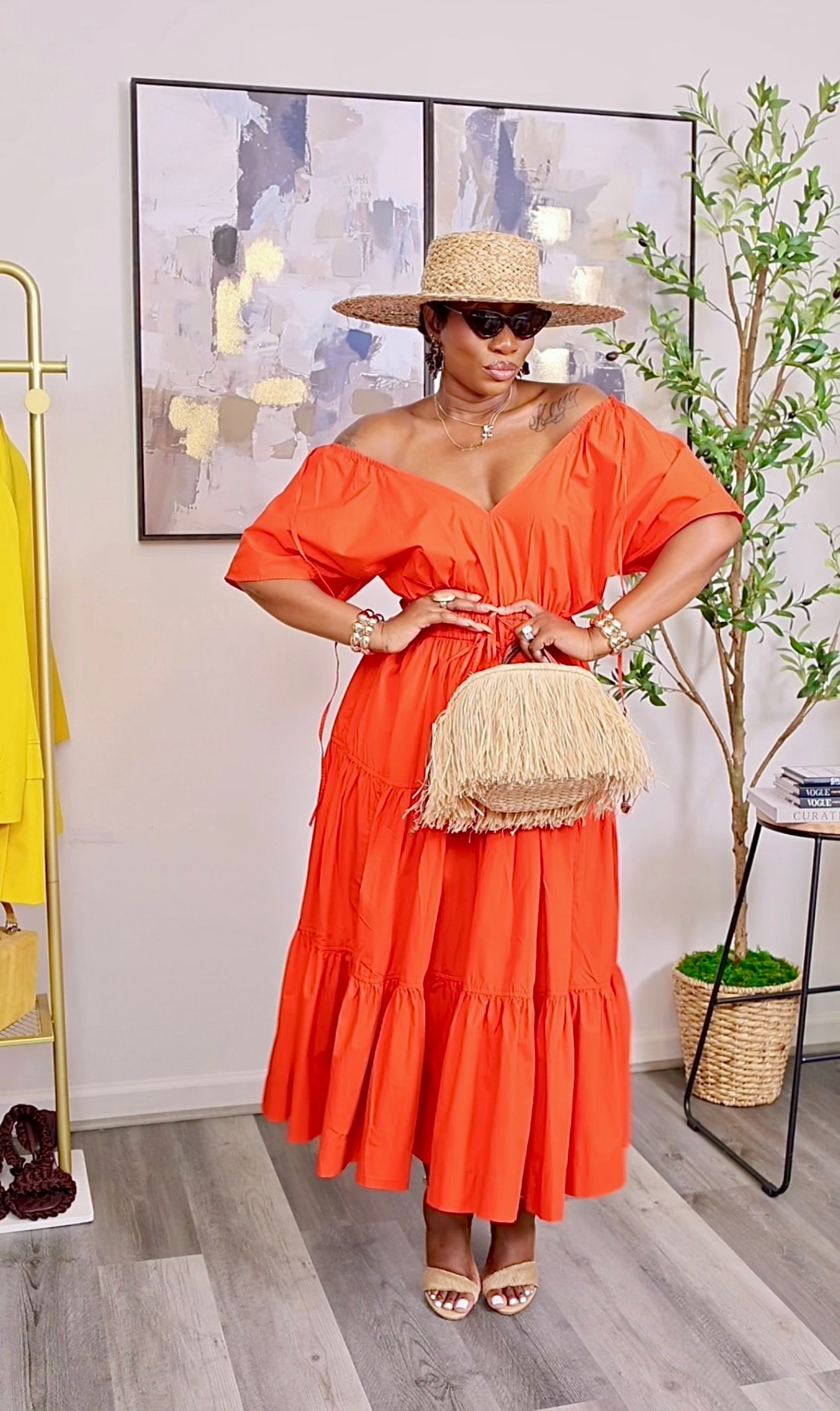 Summer Style…
This dress is summer perfection, it’s flowy and in this gorgeous red-orange color.
Wearing a size large here but could have done my regular size medium. I needed more volume on the skirt🤭


Summer fashion, summer dress, affordable fashion 


#LTKSeasonal #LTKStyleTip #LTKFindsUnder50