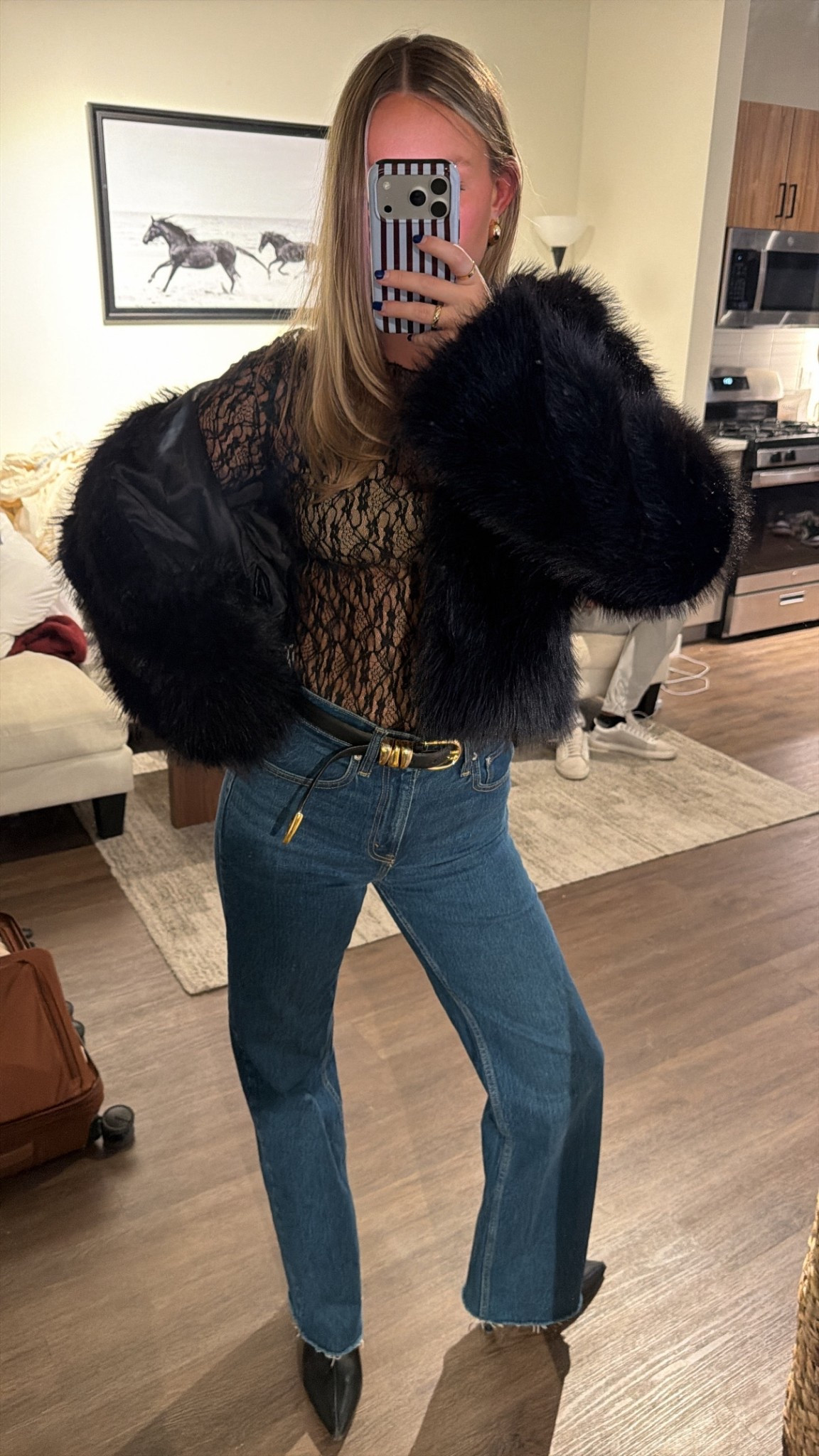 Wearing a small top and 25 in jeans!! Jeans are the dark shade. Coat is old H&M

#LTKgrwm #LTKootd #LTKvlog