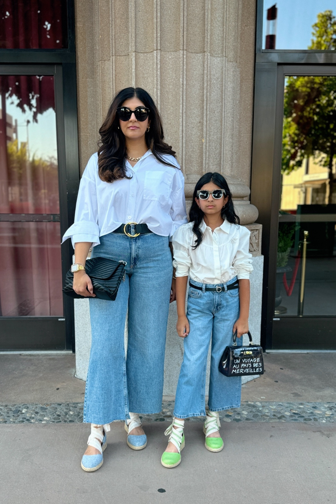 
White shirt from madewell can be worn for week or weekend 
Both of our denim jeans and white shirts are on sale 
#teen • back to school shopping / summer outfit / sandals /mommy and me / jeans /women’s shoe sizes 5-11 / teacher outfit / mom outfit / size 12 outfit / size 10 outfit / size 10 / mango sale
Jeans 

#LTKSummerSales #LTKKids #LTKBacktoSchool