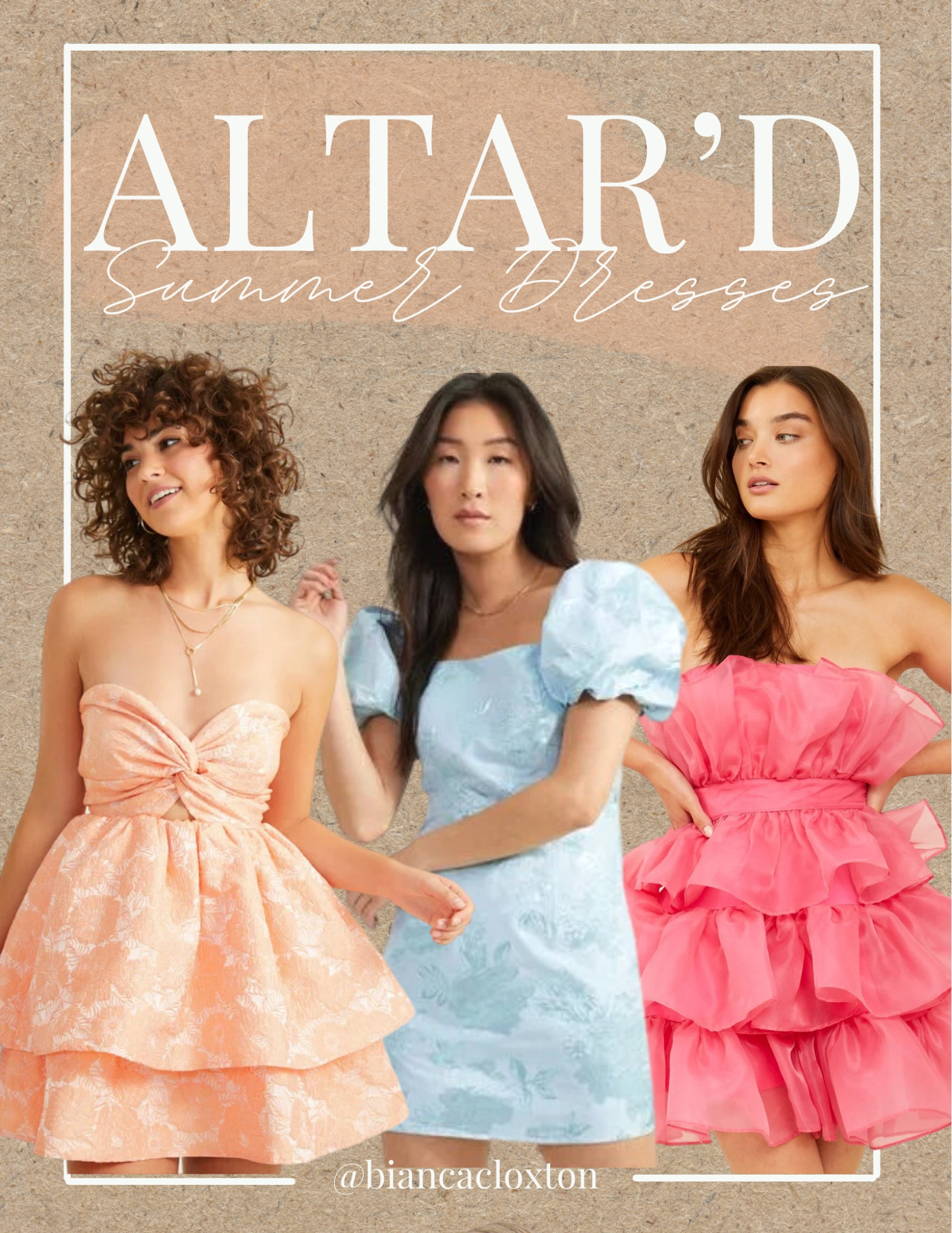 Altar’d State is coming through with the CUTEST summer dresses, y’all!! 🤍🤍

Date night, cute dress, cocktail dress, date dress, girls night out, GNO, pink dress, blue dress, peach dress


#LTKstyletip #LTKFind #LTKunder50