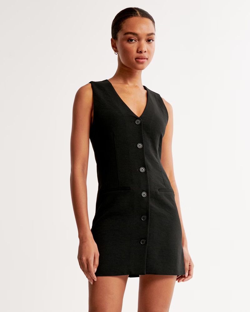 Women's Vest Mini Dress | Women's Dresses & Jumpsuits | Abercrombie.com | Abercrombie & Fitch (US)