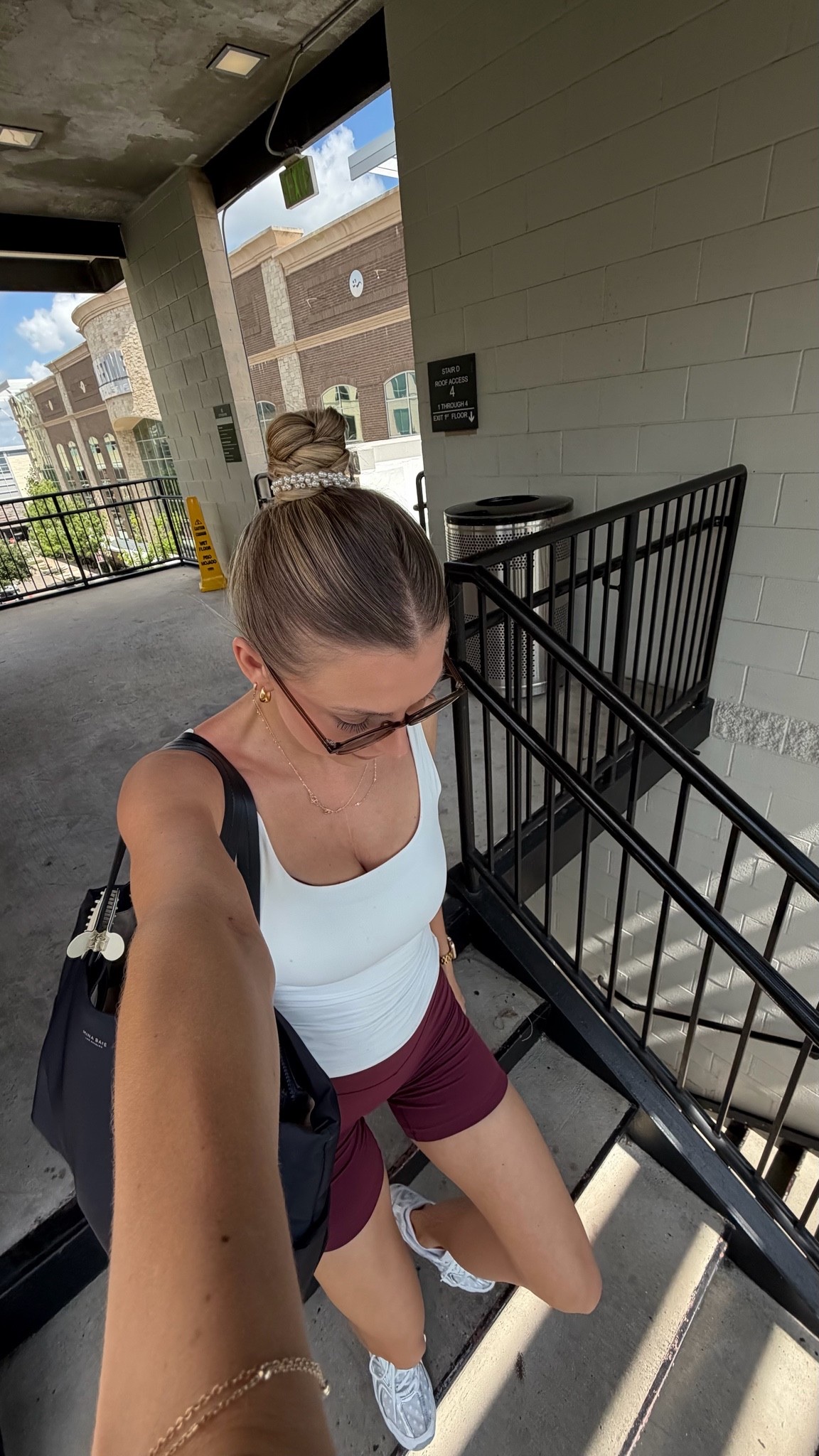 Gym outfit - S in sports bra, tank, and bike shorts!

#LTKootd #LTKfitnessgoals #LTKdayinmylife