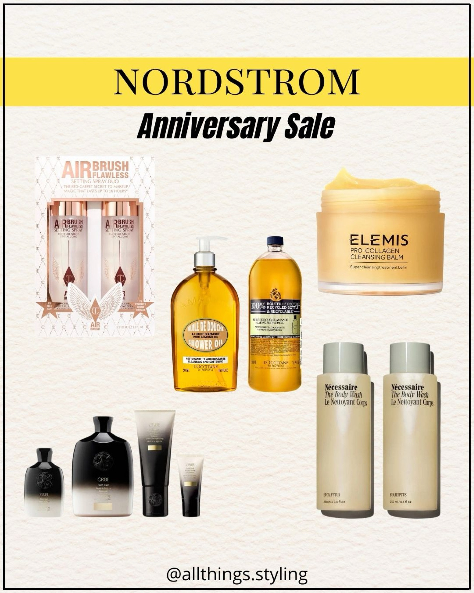 NORDSTROM Anniversary Sale.  Nordstrom Beauty favorites I will be adding to my cart ✨

NSale Beauty favorites, Nordstrom Beauty Exclusives, Elemis jumbo cleansing balm, Nordstrom Necessaire, Nordstrom Beauty Gift sets #LTKSummerSales

#LTKxNSale #LTKBeauty #LTKOver40