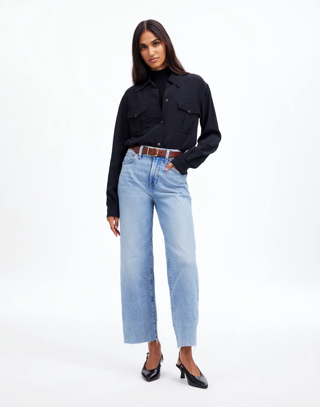 The Perfect Vintage Wide-Leg Crop Jean | Madewell