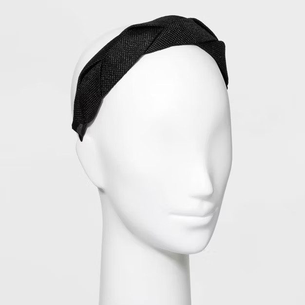 Raffia Twisted Hard Headband - A New Day™ | Target