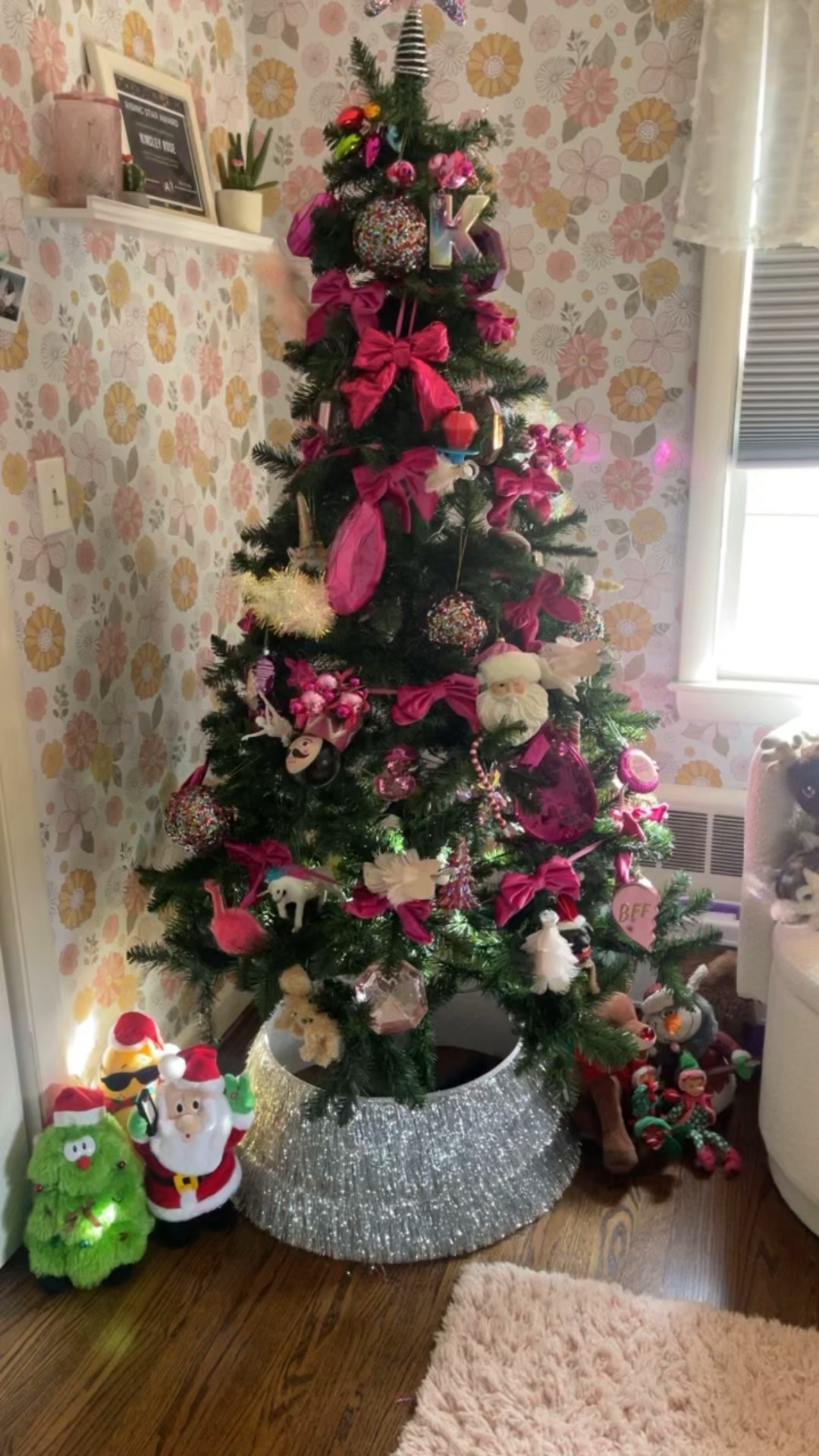 Got SO much cute and girly tree decor for Kinsley’s room from Walmart and Target. The bow garland is currently on sale at Target!

#target
#targetfinds
#targetholiday
#christmas
#christmasdecor
#walmartholiday

#LTKHoliday #LTKSeasonal