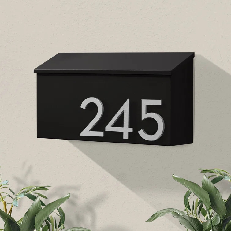 The OG Wall Mounted Steel Mailbox | Wayfair North America