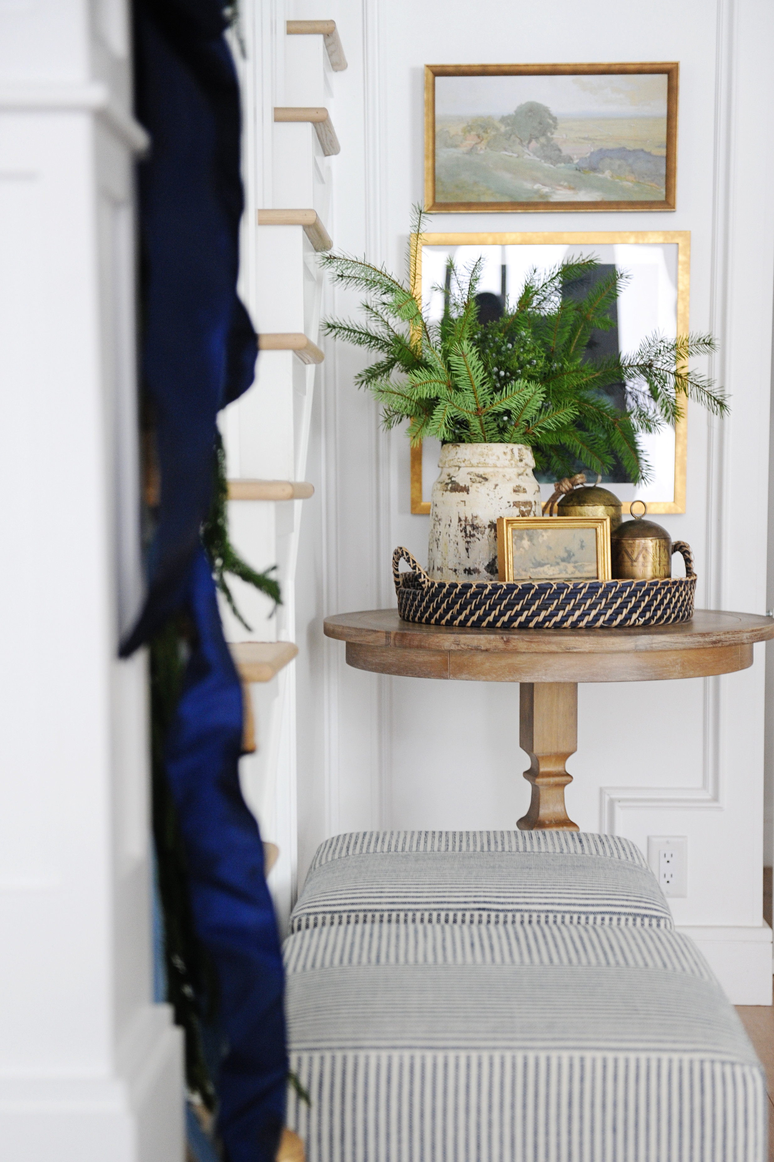 Christmas Decor | Christmas Entryway | Garland | Table | Ottoman | Art | Bells | Ribbon | Christmas Decorating 

#ltkhome #ltkseasonal #ltkholiday
 

 #LTKSaleAlert #LTKFindsUnder50 #LTKFindsUnder100