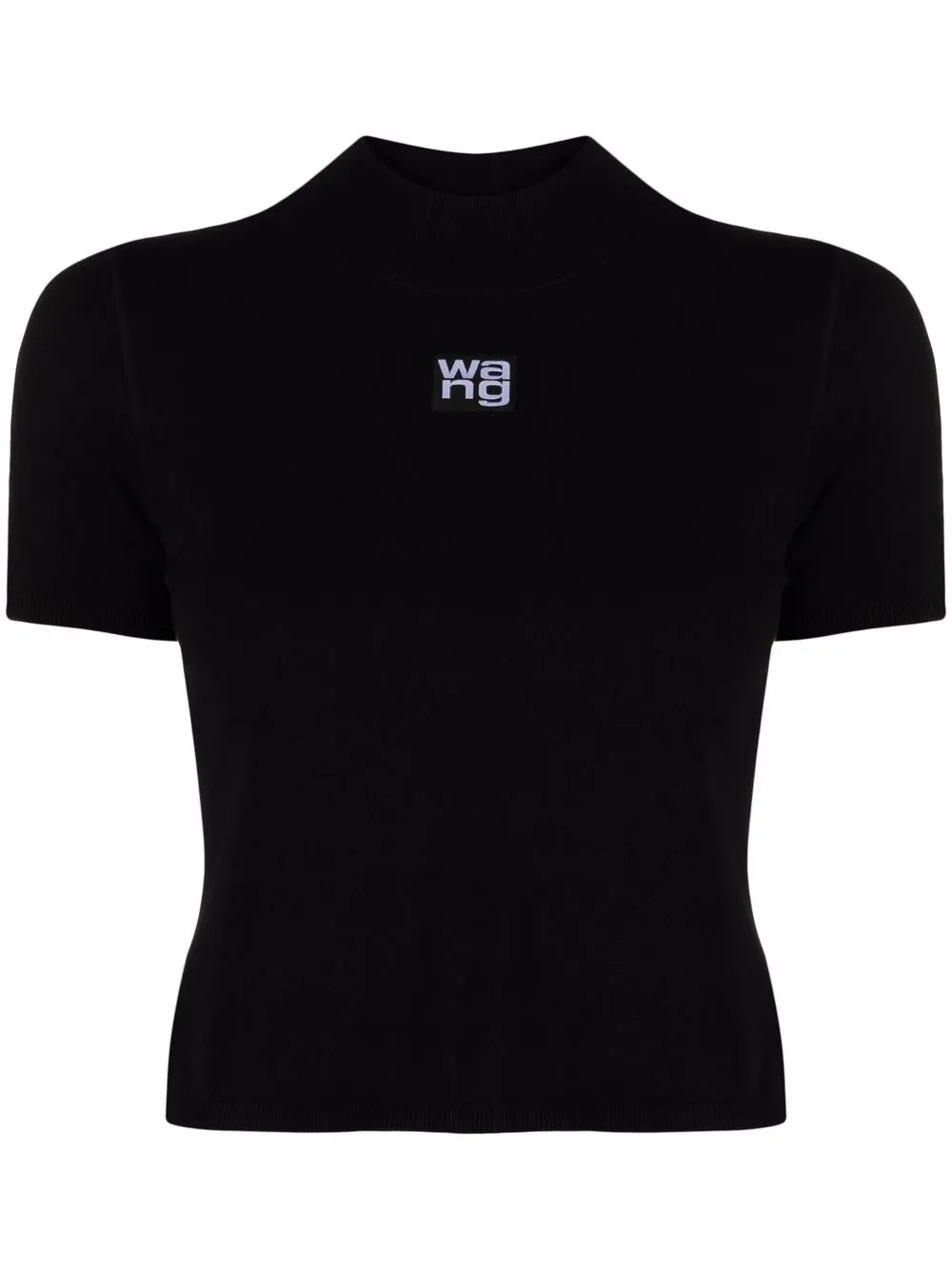 Alexander Wang High Neck Logo Top - Farfetch | Farfetch Global