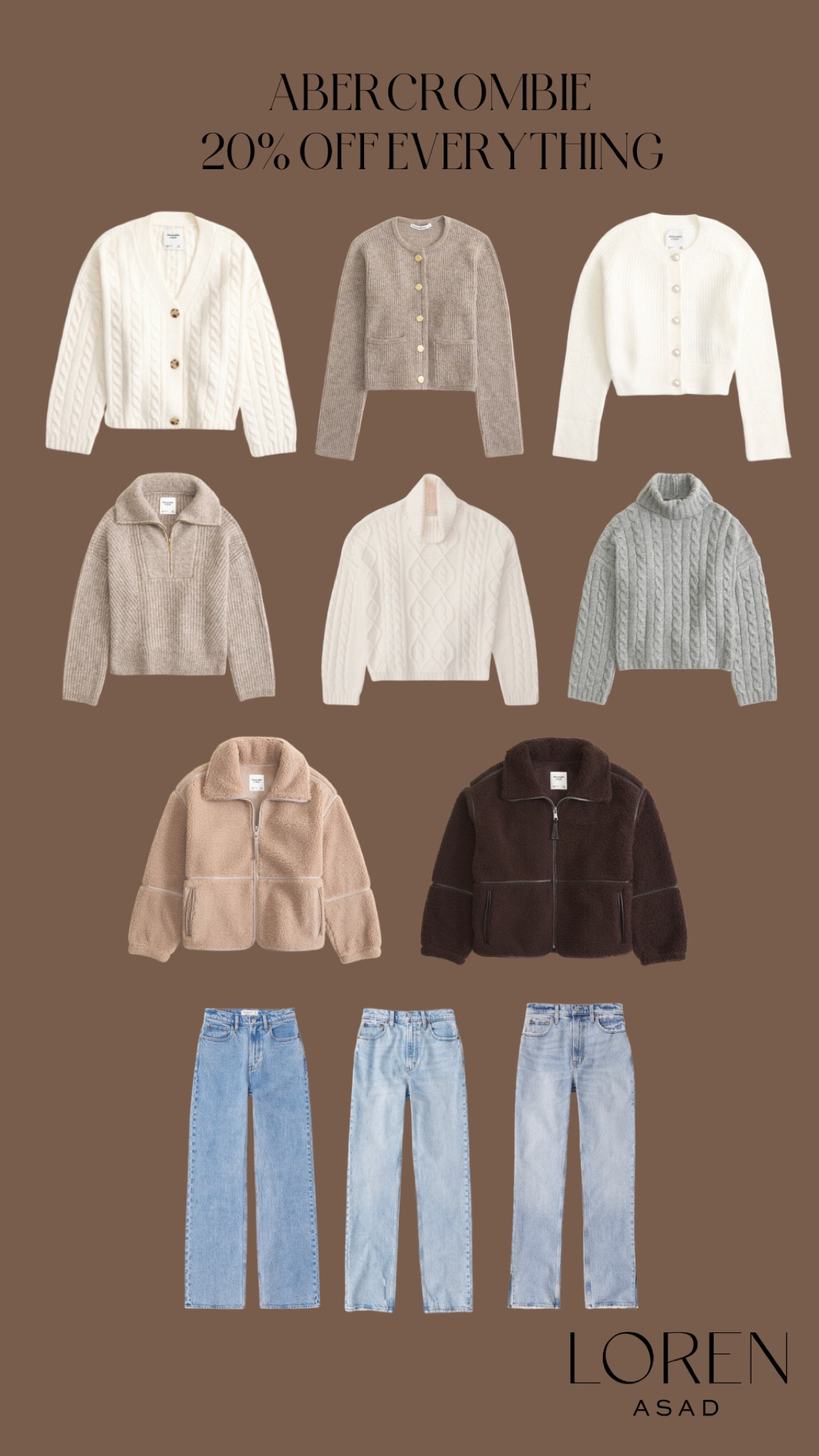 Abercrombie sale! 20% off everything. True to size in all pieces 