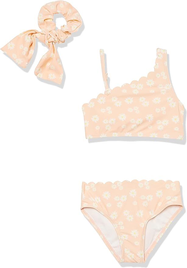 Jessica Simpson Girls' Two Piece Bikini Swimsuit | Amazon (US)