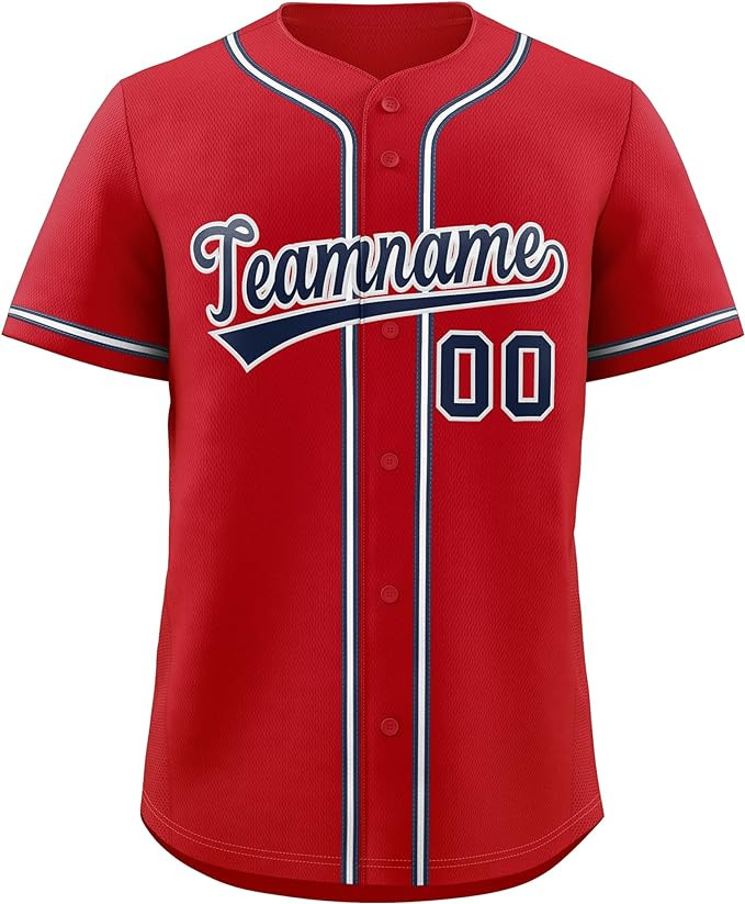 Custom Baseball Jersey Stitched Personalized Baseball Shirts Sports Uniform for Men Women Boy | Amazon (US)