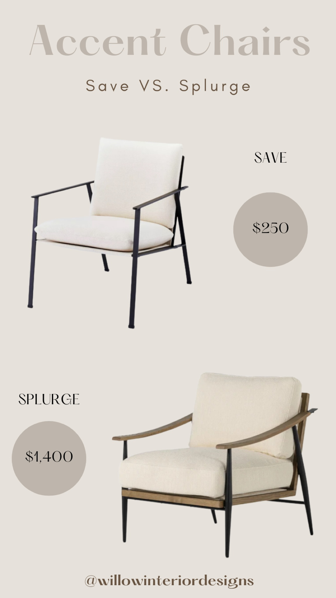 Another save vs. splurge! 

#LTKhome