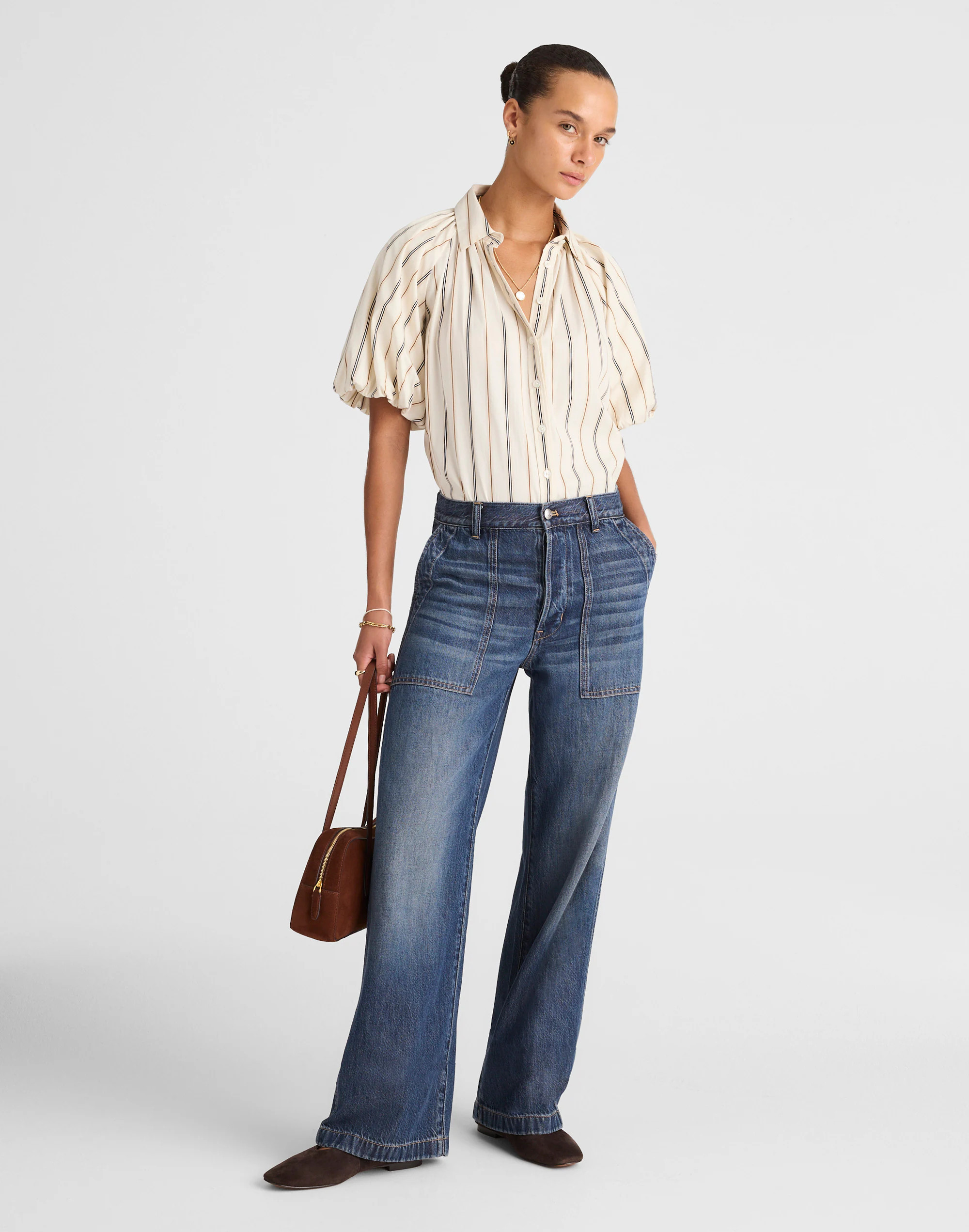 The Low-Slung Baggy Jean in Airy Denim | Madewell