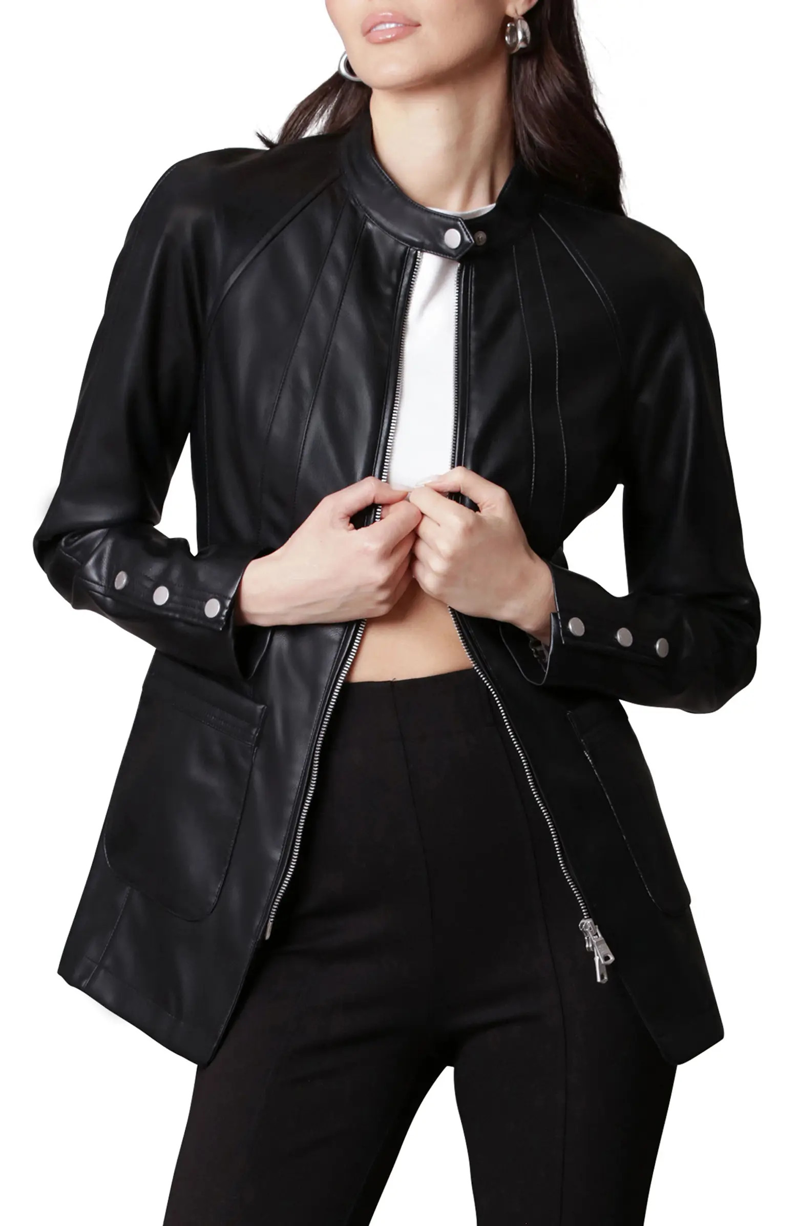Avec Les Filles Faux Leather Moto Jacket | Nordstrom | Nordstrom