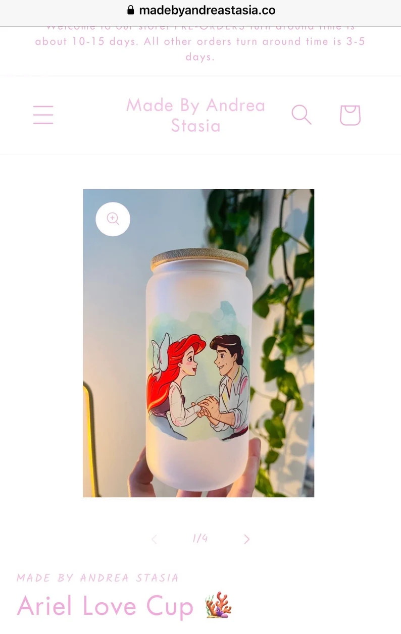 Mermaid Princess Cup - Etsy | Etsy (Global)