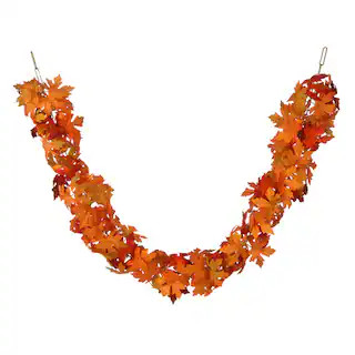 6ft. Orange Maple Leaf Chain Garland by Ashland® | Michaels Stores
