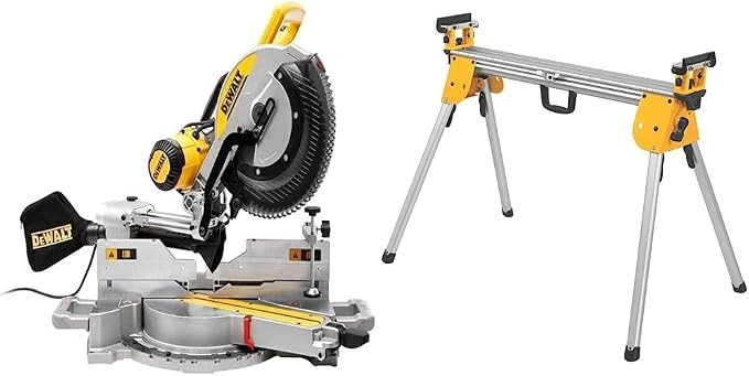 DEWALT Miter Saw, 12 Inch, 15 Amp, 3,800 RPM, Double Bevel Capacity, With Sliding Compound, Corde... | Amazon (US)