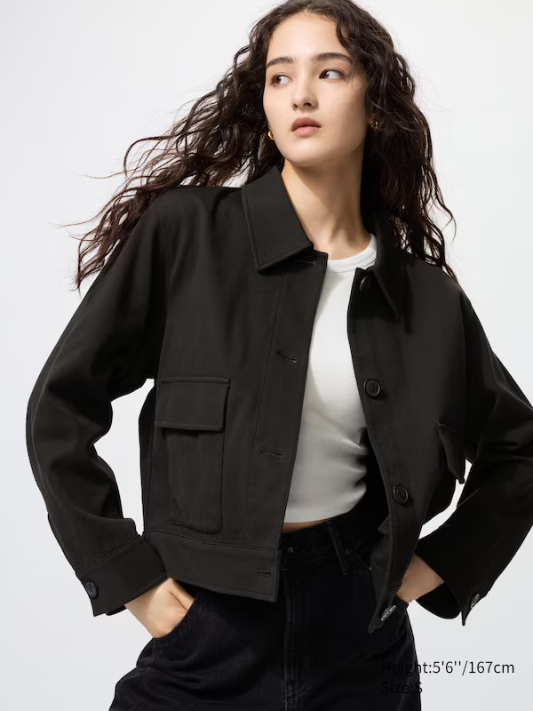 Jersey Relaxed Jacket | UNIQLO (UK)