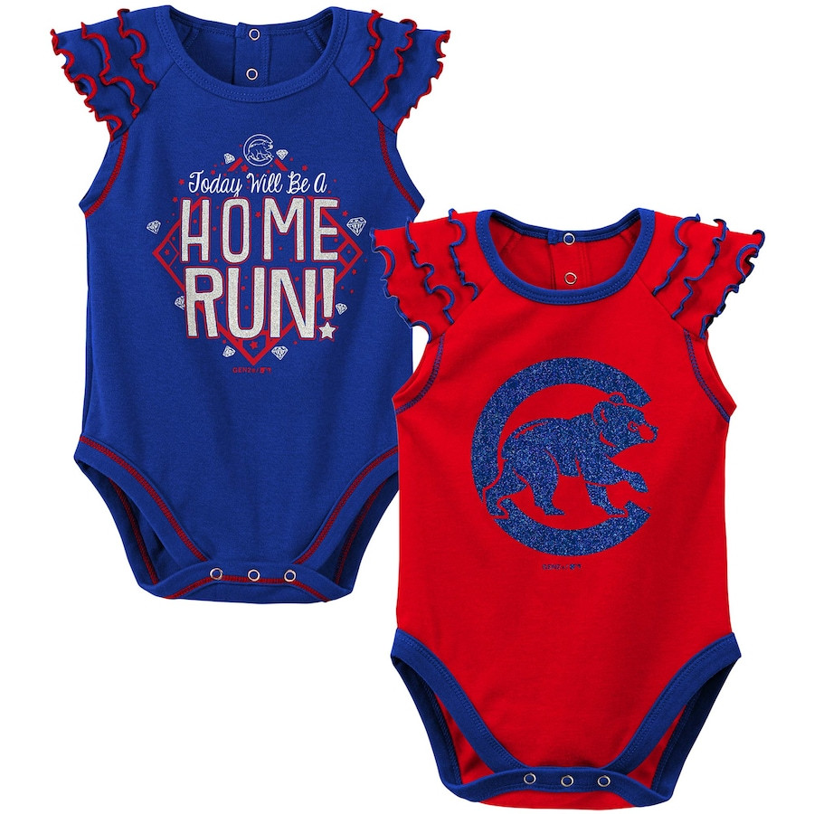 Chicago Cubs Newborn & Infant Shining All-Star 2-Pack Bodysuit Set - Royal/Red | Fanatics