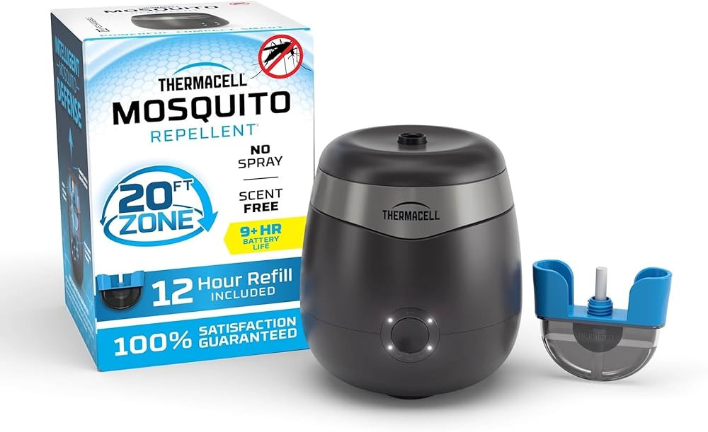 Thermacell E-Series Rechargeable Mosquito Repeller with 20’ Mosquito Protection Zone; Bug Spray... | Amazon (US)