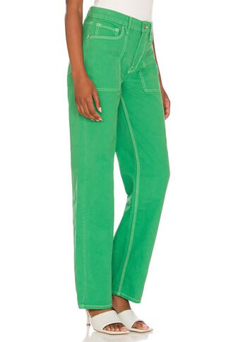 Good American Good '90s Carpenter in Summer Green02 from Revolve.com | Revolve Clothing (Global)