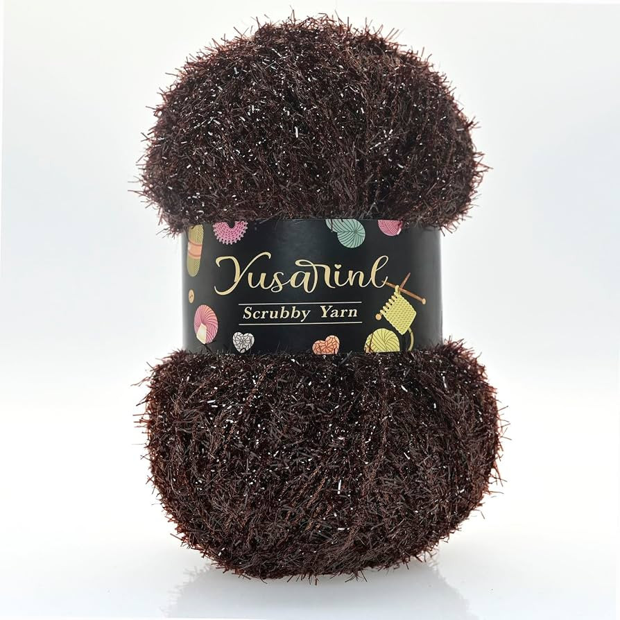 Polyester Dish Scrubby Yarn Sparkle Bright String Gritty Texture 3.53oz,218Yards Versatile & Dura... | Amazon (US)