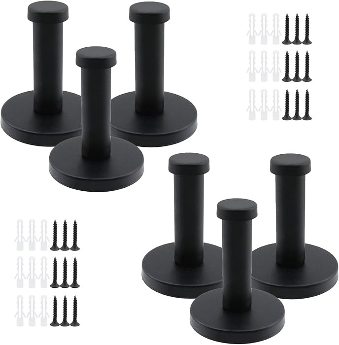 Wall Hooks Heavy Duty Coat Hooks Stainless Steel Clothes Hanger for Hanging Bathroom Towels Handb... | Amazon (US)