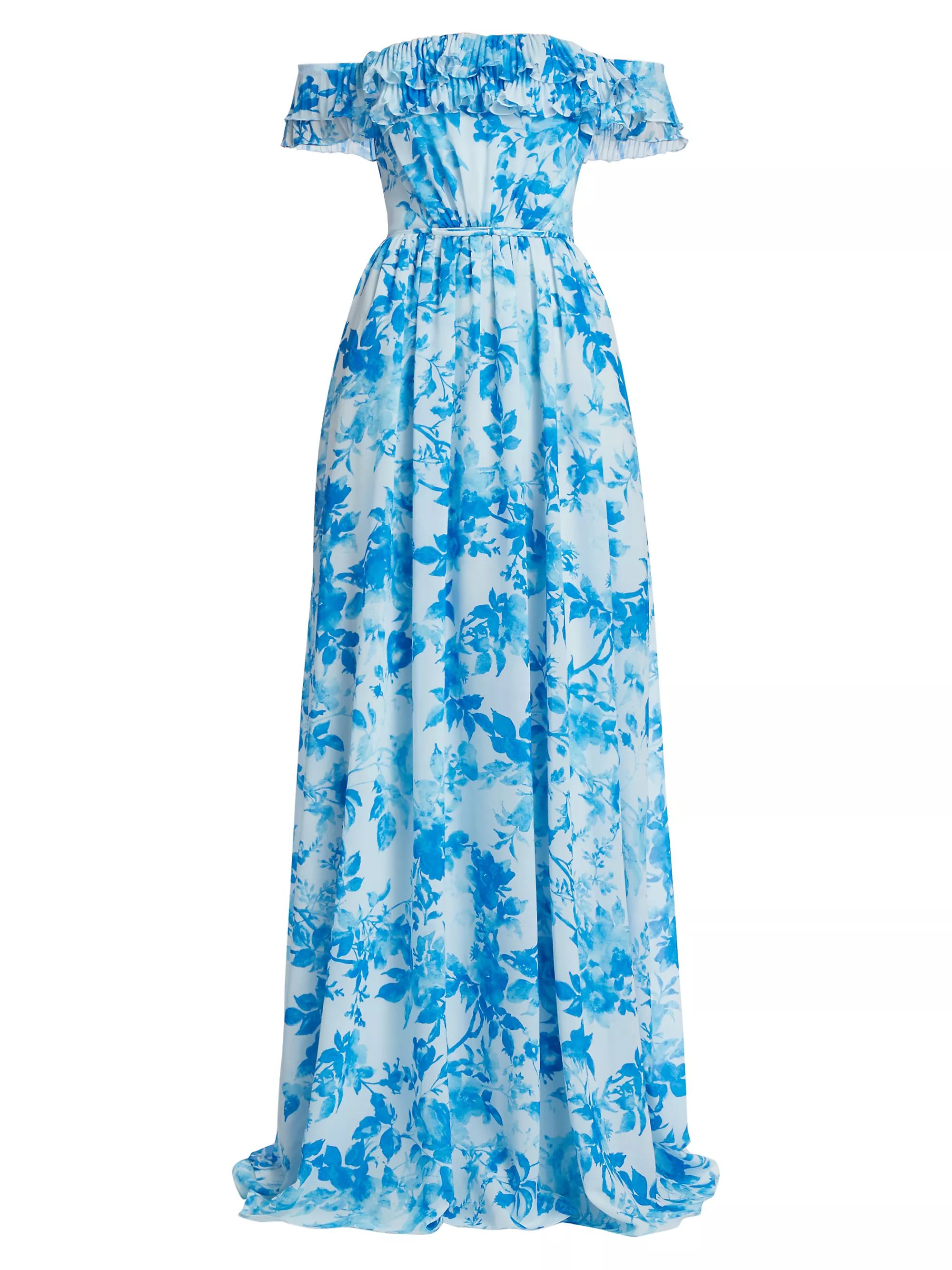 Adeline Floral Chiffon Maxi Dress | Saks Fifth Avenue