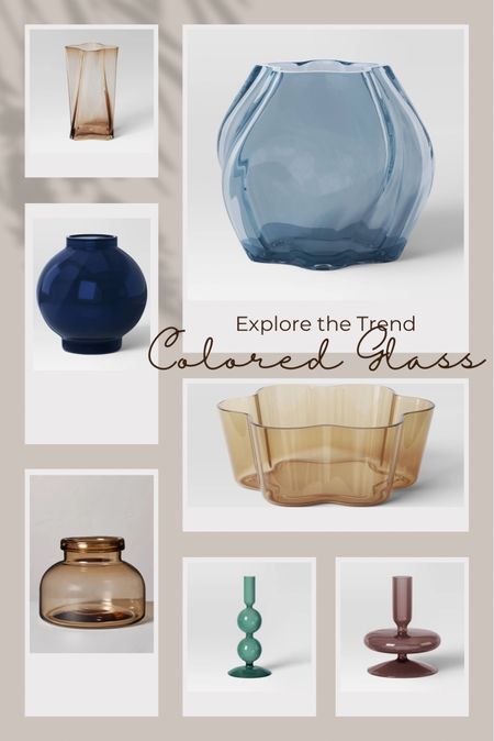 Explore the Colored Glass Trend and add some color to your decor for Springg

#LTKhome #LTKSeasonal