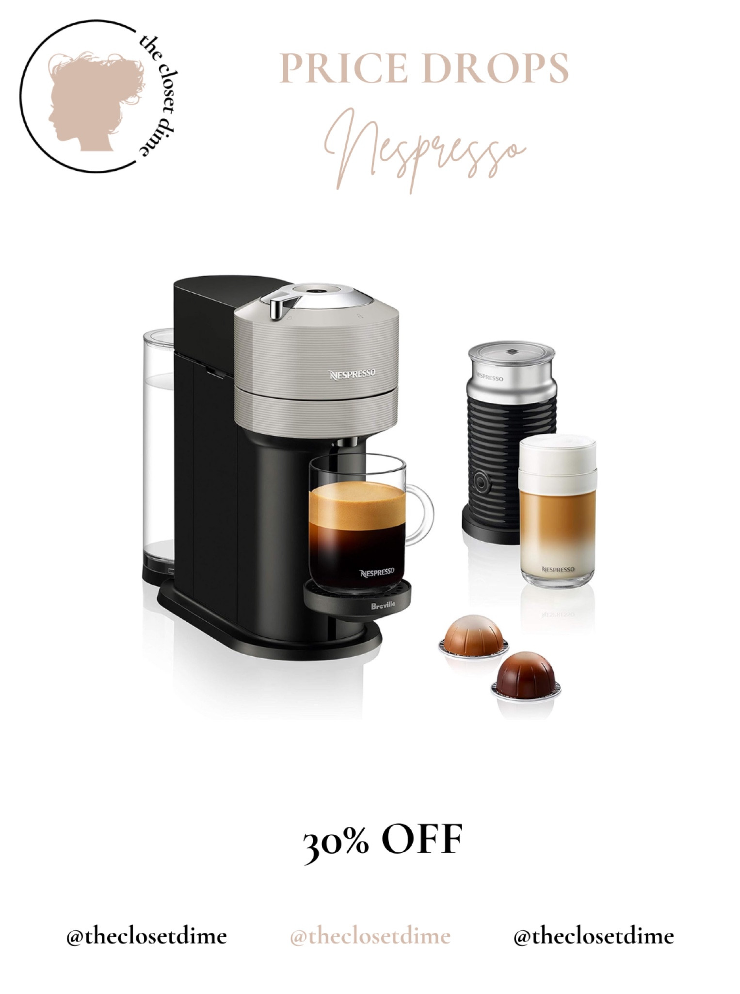 Nespresso is currently 30% off!

#LTKGiftGuide #LTKSaleAlert #LTKCyberWeek