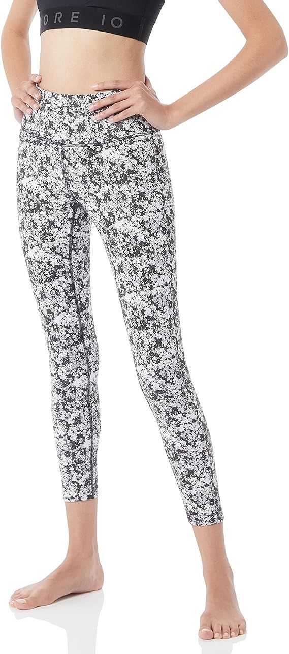 Core 10 Women's Spectrum Yoga High Waist 7/8 Crop Legging-24 | Amazon (US)