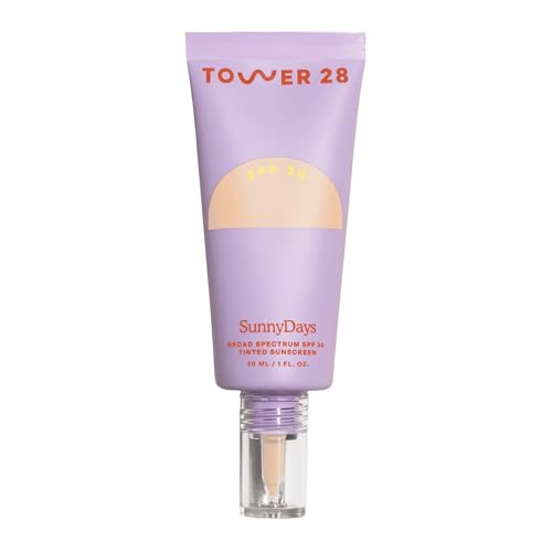 Tower 28 Beauty SunnyDays SPF 30 Tinted Sunscreen Foundation 13 La Cienega | Amazon (US)