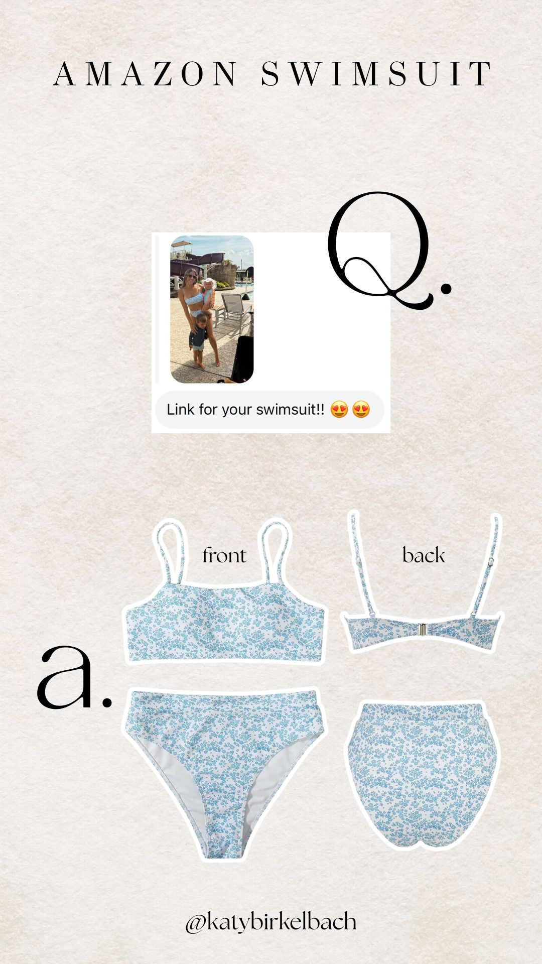 Super cute and affordable swim from Amazon! Comes in lots of colors and prints 

 #LTKStyleTip #LTKSwim