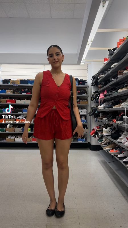 I am so obsessed with this cute little red outfit matching set I got from shein. It’s so lightweight and perfect for spring and summer. I’m all about the color this season so I definitely need more outfits like this 

#LTKSeasonal #LTKVideo #LTKmidsize