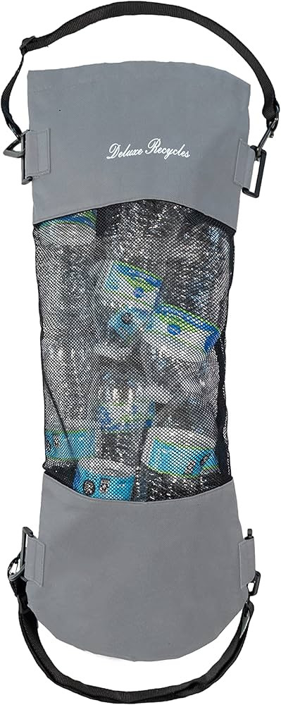 Deluxe Recycles Portable Mesh Trash Bag for Boat - Washable Leakproof Outdoor Garbage Bags for Bo... | Amazon (US)