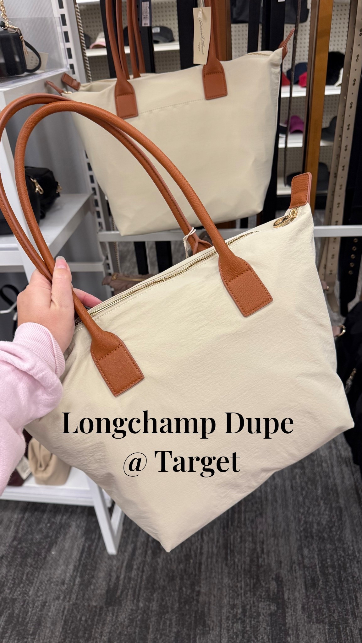 & it’s only $25!! This tote is the perfect “mom bag” because it has plenty of space but also a canvas material that you can easily wipe off🙌🏼


Target finds, target style, tote bag, large purse, longchamp dupe

#LTKFindsUnder50 #LTKgrwm #LTKItBag
